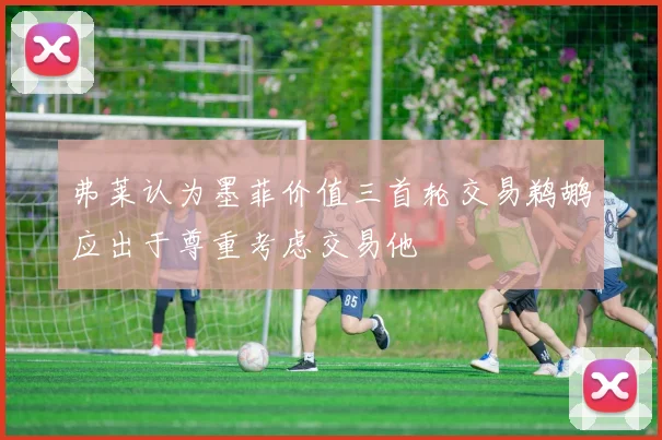 弗莱认为墨菲价值三首轮交易鹈鹕应出于尊重考虑交易他