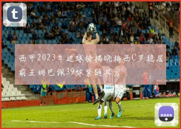 西甲2023年进球榜揭晓梅西C罗稳居前五姆巴佩39球紧随其后